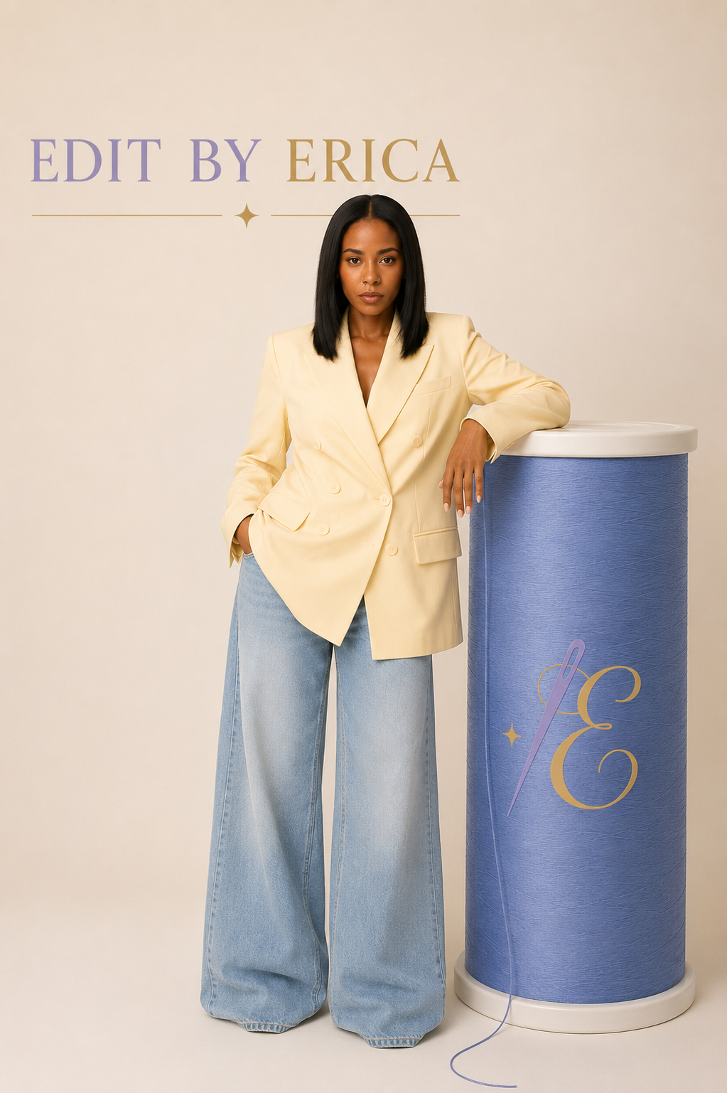 Erica, founder and creative director of Edit By Erica
